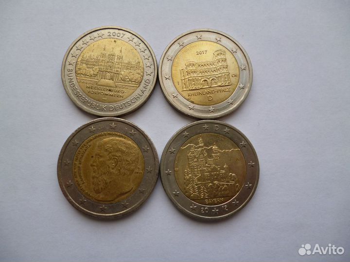 Коллекция юбилейных монет европы