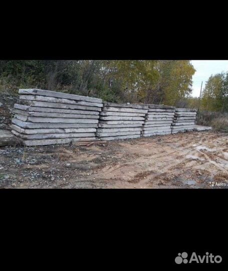 Плиты заборные