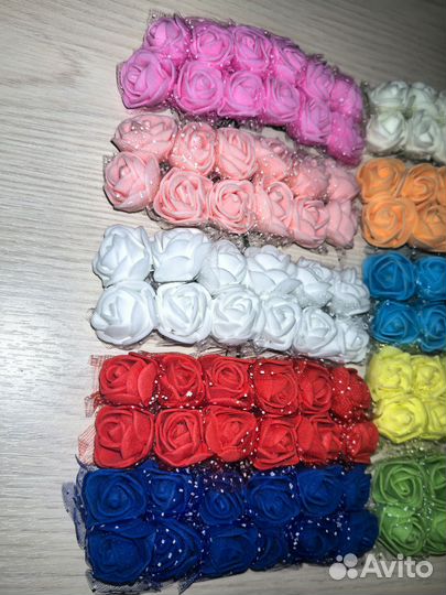 Цветы из фоамирана, набор