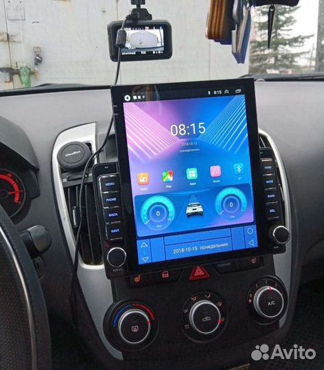 Магнитола на Kia ceed 1 андроид Tesla новая