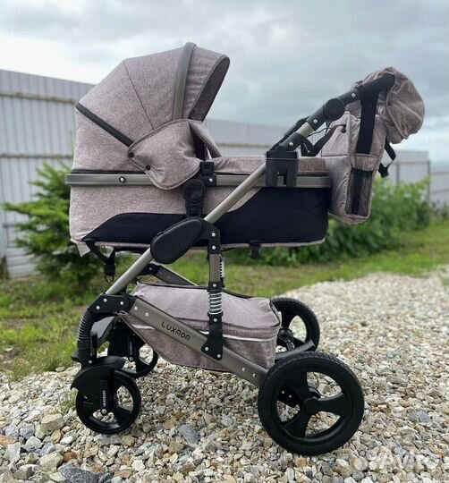 Коляска Luxmom 555 2в1 и 3в1 с гарантией