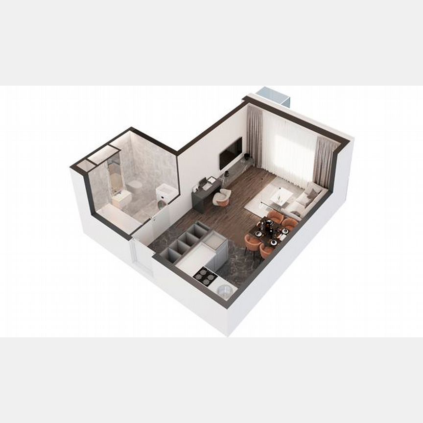 Апартаменты-студия, 28,5 м², 23/30 эт.