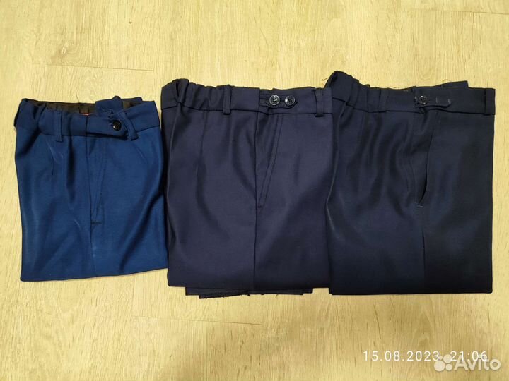 Школьный костюм, брюки, рубашки