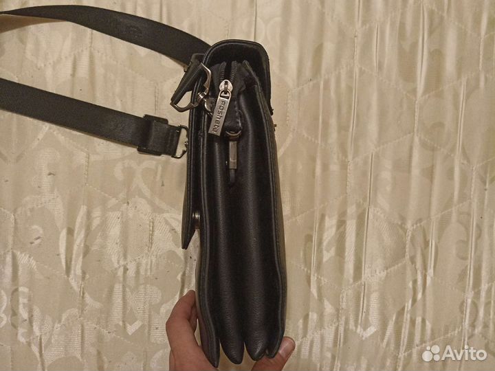 Кожаная сумка планшет мужская Poshete