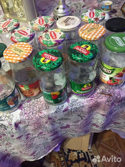 Банка стеклянная 3л банки Банки 0.5л