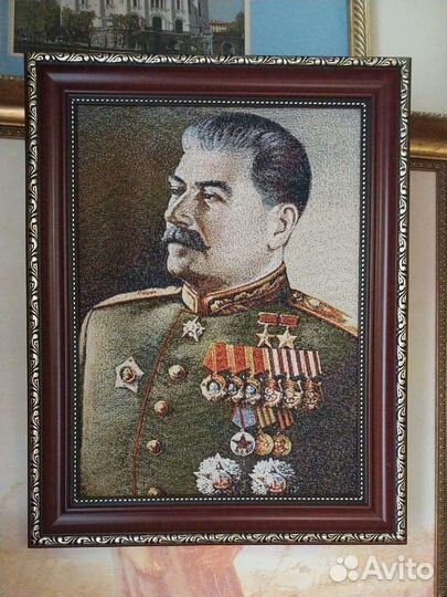 Портрет Сталина, гобелен