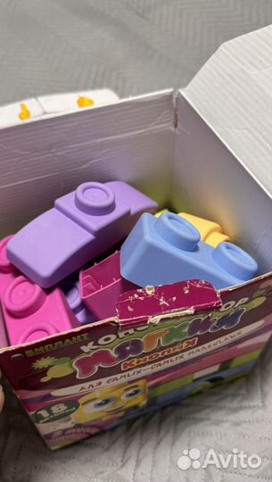 Конструктор мягкий кнопик