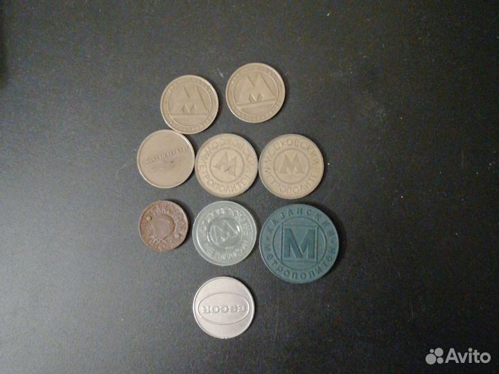 Жетон метро и таксофона