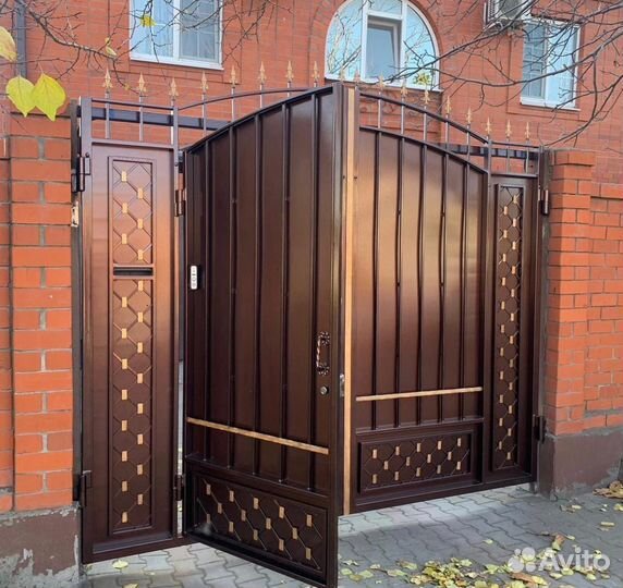 Ворота кованые бесплатная установка