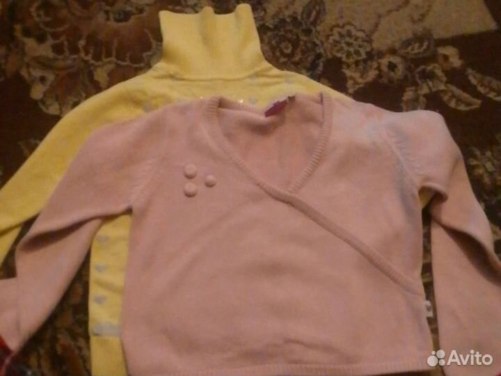 Тёплые кофточки на 116