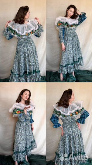 Платье пэчворк русский стиль