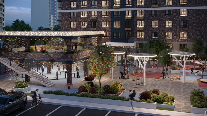 2-к. квартира, 77,6 м², 11/25 эт.