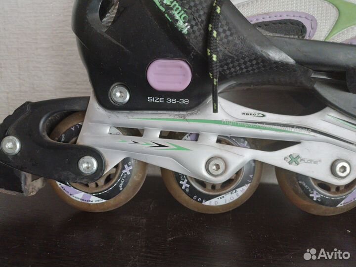 Ролики раздвижные фирмы Explore размер 36-39