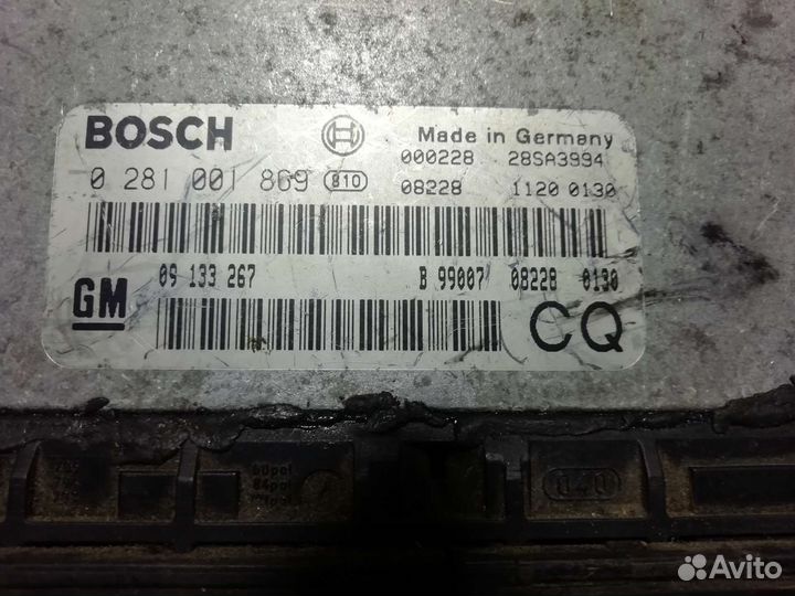 Эбу на опель astra G