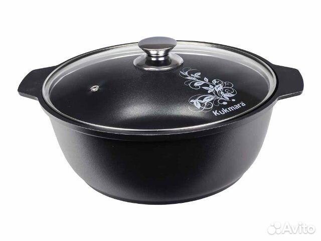 Кастрюля-жаровня с антипригарным покрытием со