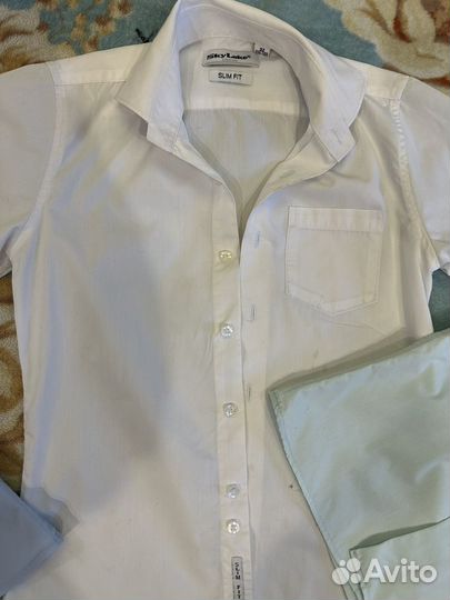 Рубашка школьная для мальчика 134-140