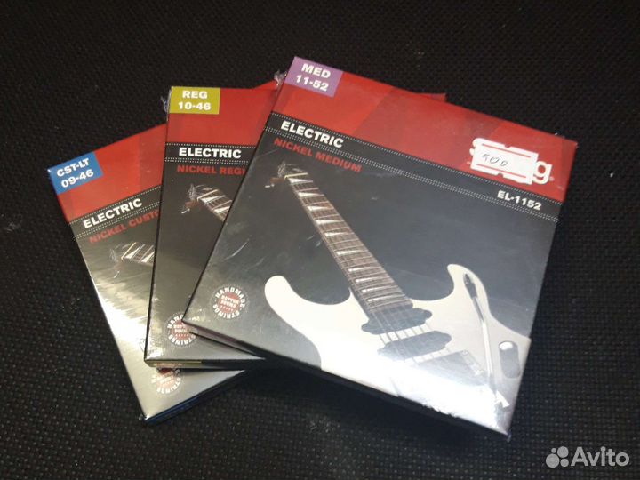 Струны для электро и бас гитар в ассортименте