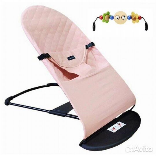 Шезлонг для новорожденного luxmom LM-123