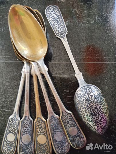 Серебряные ложки, антиквариат