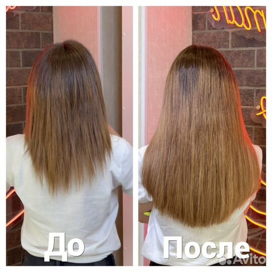 Наращивание волос, коррекция нарощенных волос