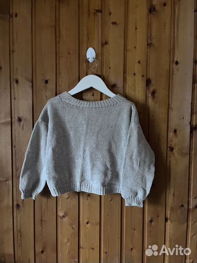 Кардиган для девочки 116-122 с ручной вышивкой