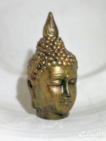 Голова Будды из глины статуэтка