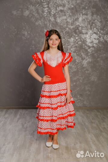Платье Испанки на 10-14 лет