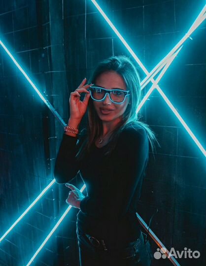 Неоновые очки Led-подсветкой для вечеринки