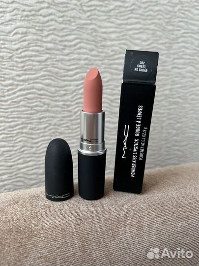 Нюдовая матовая помада Mac 302 sweet no sugar