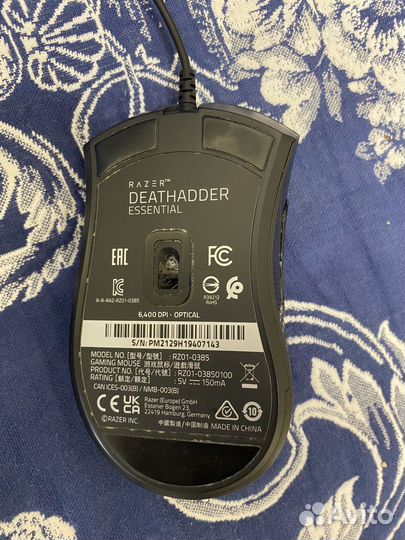 Мышь razer deathadder essential