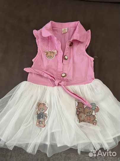 Платье тонкая джинса