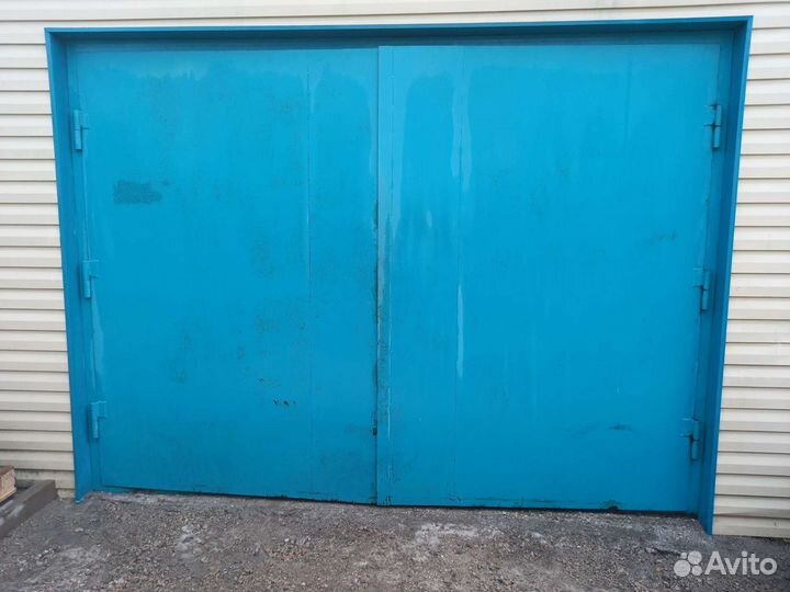 Ворота гаражные металлические бу