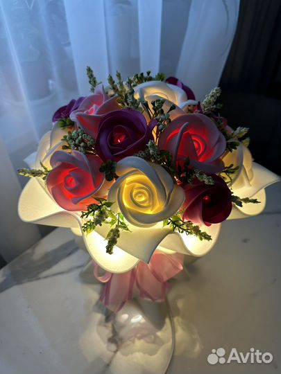 Букет роз ночник