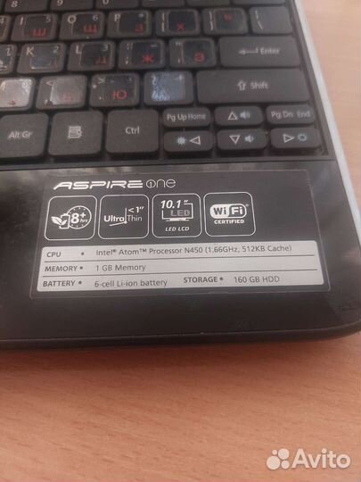 Ноутбук Acer Aspire One