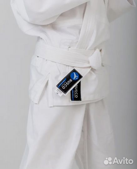 Пояс для карате белый rusco