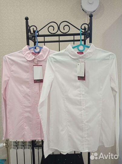Блузки школьные, платье, футболки новые