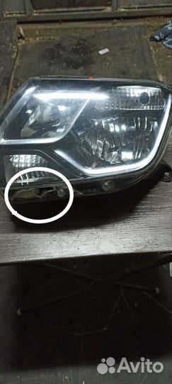 Фара левая передняя рено дастер