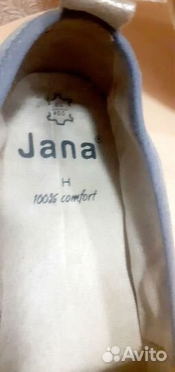 Туфли, слипоны Jana comfort 40 размер.Германия