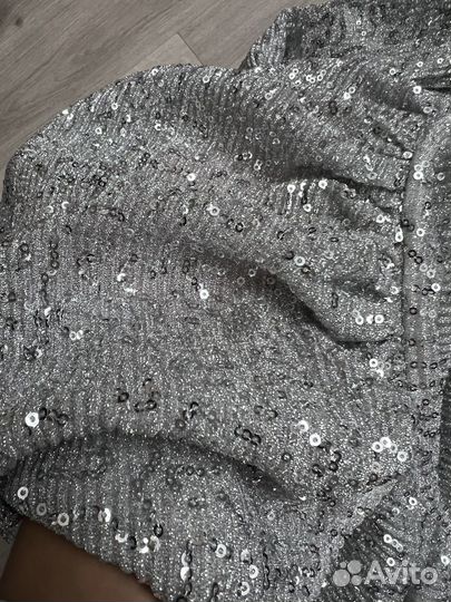 Вечернее платье блестящее новогоднее