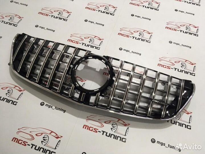 Решетка Mercedes V-Class GT Без звезды 14-н.в Шил