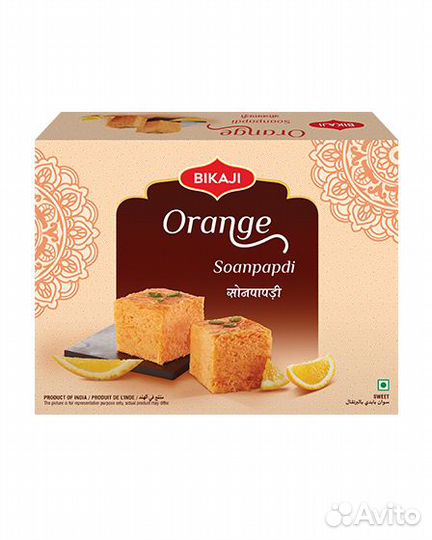 Соан Папди Апельсин Бикаджи (Soan Papdi Orange Bik