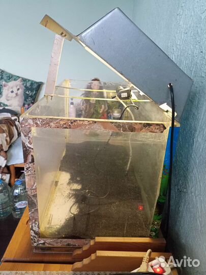 Аквариум из оргстекла б/у