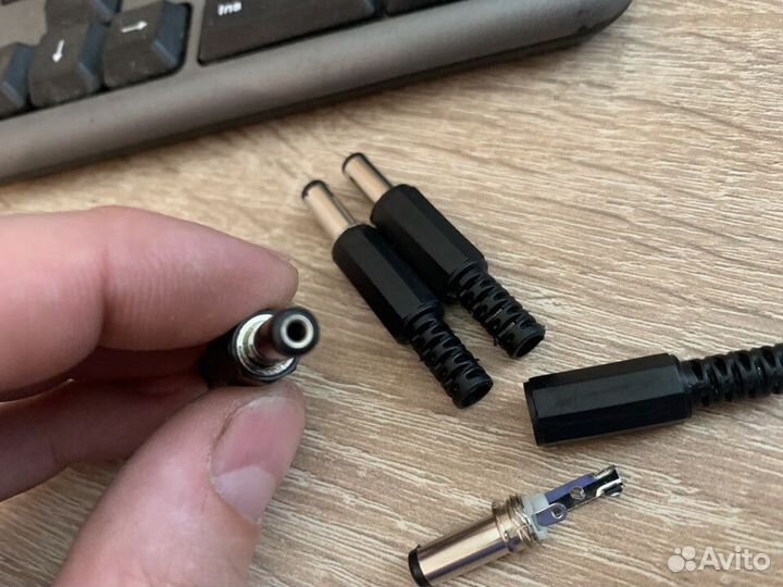 Штекер 5.5 x 2.1 новый