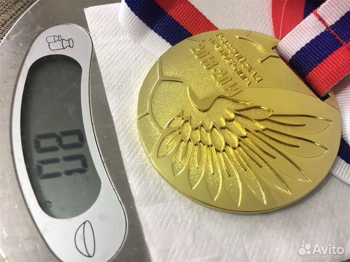 Медаль Оригинал Зенит рпл по футболу 18/19