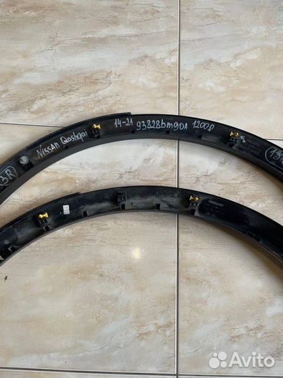 Расширитель крыла задний правый Nissan Qashqai J11