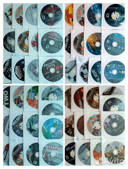 110 наборов из 12 Игр для Sony PS3. Обмен