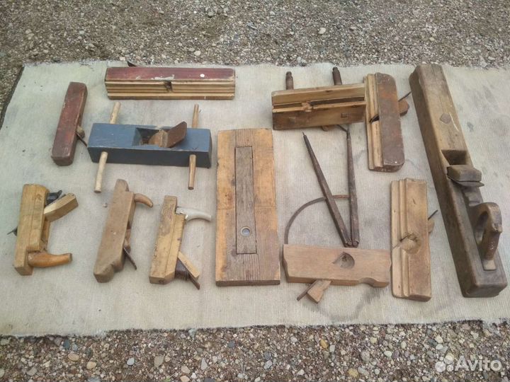 Старинные рубанки (набор)