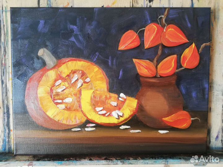 Картины маслом на осеннюю тему