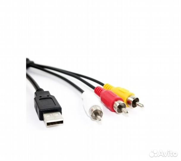 Кабель переходник аудио-видео USB Am на 3RCA