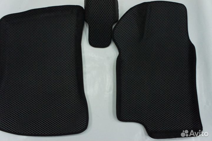 Коврики Ева Эва EVA Ларгус с бортами черный